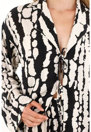 Tennis Pijama De Pantalón Con Estampado Para Mujer