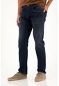 Tennis Jean Recto Tono Oscuro Con Efecto Resinado Para Hombre de Tennis