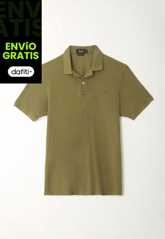 Tennis Polo Verde Con Raqueta Multicolor Para Hombre Tennis