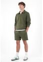 Tennis Buzo Tipo Polo Con Bolsillo Canguro Verde Para Hombre de Tennis