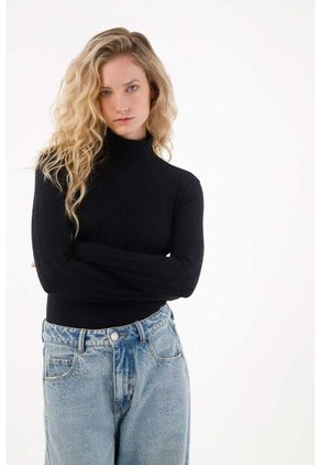 Tennis Camiseta Cuello Tortuga Para Mujer