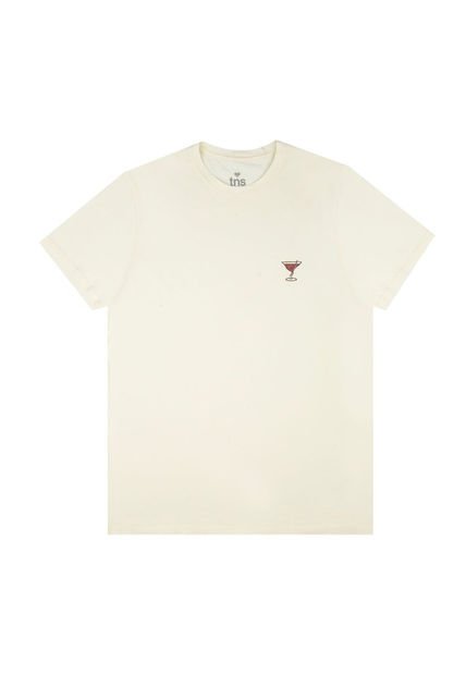 Camiseta Crudo Manga Corta Para Hombre