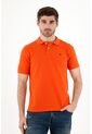Tennis Polo Naranja Con Raqueta Multicolor Para Hombre de Tennis
