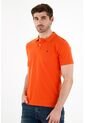 Tennis Polo Naranja Con Raqueta Multicolor Para Hombre de Tennis