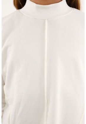 Buzo Crudo Cuello Alto Para Niña