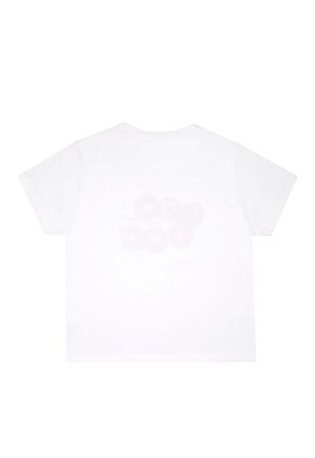 Tennis Camiseta Blanca Cuello Redondo Para Mujer