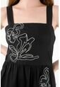 Tennis Vestido Amplio De Tiras Con Bordado Para Mujer de Tennis