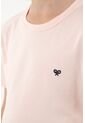 Camiseta Rosada Manga Corta Para Niño de Tennis