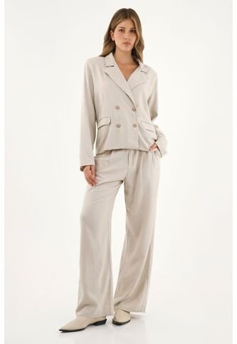 Tennis Chaqueta Tipo Blazer Crudo Para Mujer Tennis