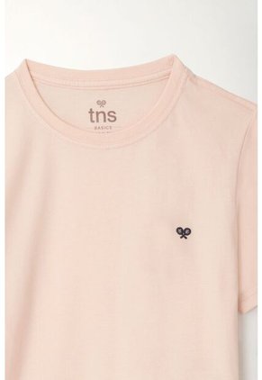 Camiseta Rosada Manga Corta Para Niño