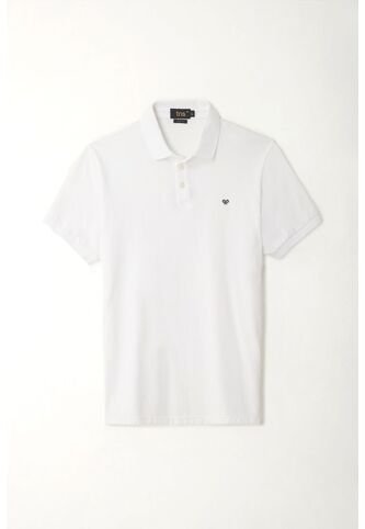 Tennis Polo Blanca Lycra-algodón Para Hombre Tennis
