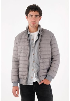 Tennis Chaqueta Acolchada Gris Para Hombre