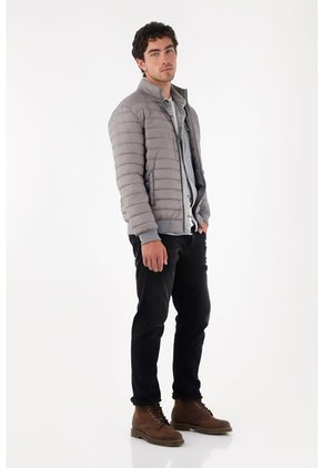 Tennis Chaqueta Acolchada Gris Para Hombre