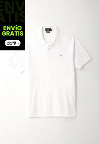 Tennis Polo Blanca Con Raqueta Multicolor Para Hombre Tennis