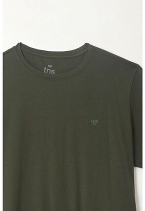 Camiseta Manga Corta Verde Para Hombre