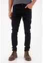 Tennis Jean Super Skinny Negro Para Hombre de Tennis