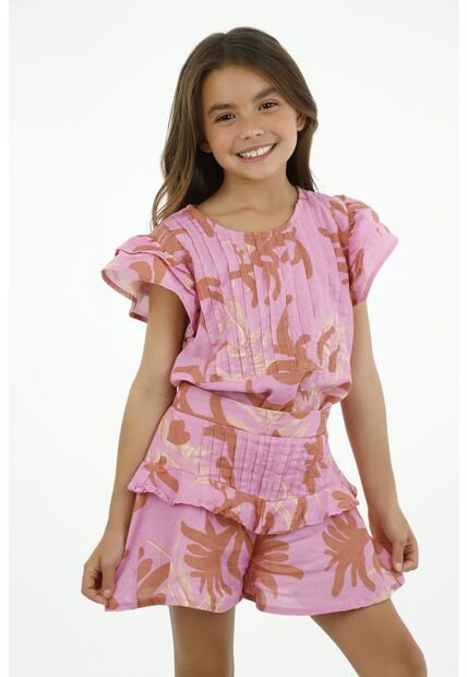 Camisa Rosada Para Niña