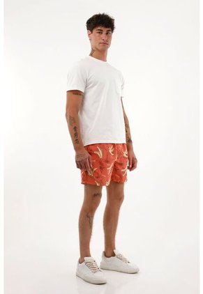 Tennis Pantaloneta De Baño Con Estampado De Bananas Para Hombre