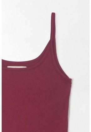 Tennis Camiseta Morada De Tiras Para Mujer