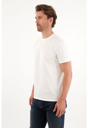 Tennis Camiseta Manga Corta En Tela Jersey Crudo Para Hombre