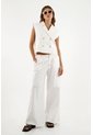 Tennis Chaleco Blanco Tipo Sastre Para Mujer de Tennis