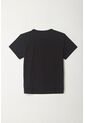 Tennis Camiseta Manga Corta Estampada Negra Para Mujer de Tennis