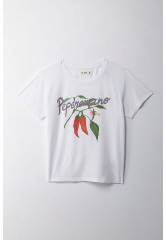 Tennis Camiseta Básica Estampada Blanca Para Mujer Tennis