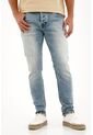 Tennis Jean Skinny Con Lavado Tipo Froster Azul Para Hombre de Tennis