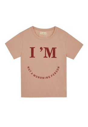 Camiseta Básica Rosada Para Mujer