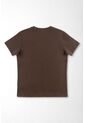 Tennis Camiseta Corte Recto Con Mini Grafico En Algodón Marrón Chocolate Para Mujer de Tennis