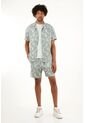 Tennis Camisa Con Estampado De Palmeras Para Hombre de Tennis
