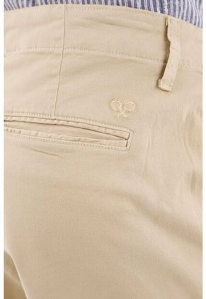 Pantalón Café Tipo Chino Para Hombre