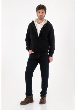 Tennis Buzo Clásico Negro Para Hombre