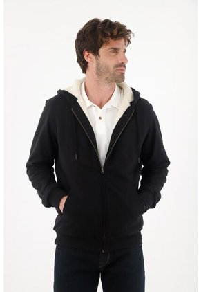 Tennis Buzo Clásico Negro Para Hombre