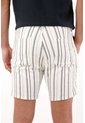 Tennis Bermuda Con Diseño A Rayas Para Hombre de Tennis