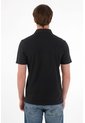 Tennis Polo Con Raqueta Bordada Negra Para Hombre de Tennis