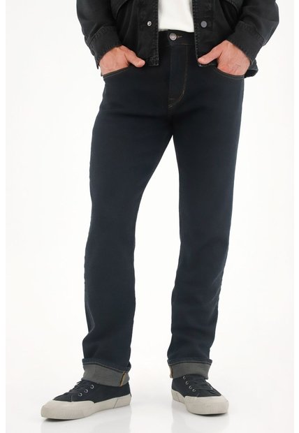 Tennis Jean Recto Azul Para Hombre