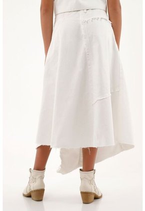 Falda Larga Crudo Para Niña