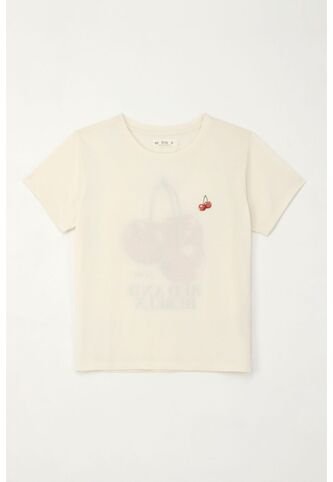 Tennis Camiseta Básica Manga Corta Crudo Para Mujer Tennis