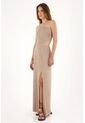 Tennis Vestido Con Cut Out Y Textura Crudo Para Mujer de Tennis