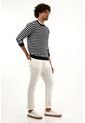 Tennis Pantalón Tipo Chino Crudo En Lino 100% Para Hombre de Tennis