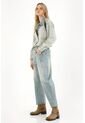Tennis Jean Horseshoe Tiro Bajo Azul Claro Para Mujer de Tennis