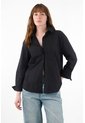 Tennis Camisa Amplia En 100% Algodón Negro Para Mujer de Tennis