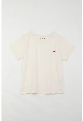 Tennis Camiseta Básica Estampada Crudo Para Mujer