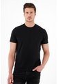 Tennis Camiseta Cuello Redondo Negra Para Hombre de Tennis