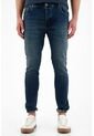 Tennis Jean Skinny Azul Tono Oscuro Para Hombre de Tennis