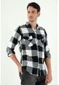 Camisa Leñadora Negra Para Hombre de Tennis