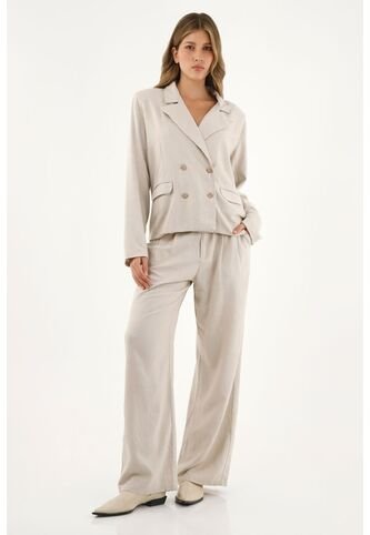 Tennis Chaqueta Tipo Blazer Crudo Para Mujer Tennis