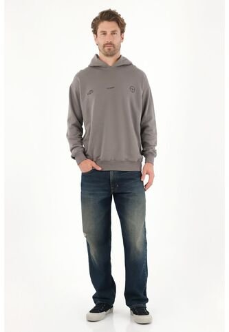 Tennis Buzo Con Capucha Gris Para Hombre Tennis