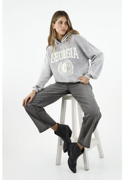 Buzo Gris Para Mujer